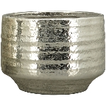 Topf ArgenT, silber, Stoneware, 16,5x16,5x12,5 cm