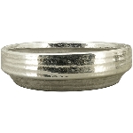 Schale ArgenT, silber, Stoneware, 28,5x28,5x8 cm