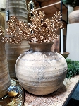 Vase Valo, bronze, Terrakotta, 30x30x27 cm