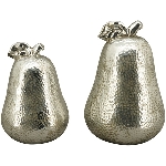 Birne ArgenT, silber, Stoneware, 17,5x17,5x25 cm
