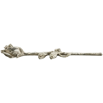 Blume ArgenT, silber, Polyresin, 52,5x10,5x5 cm