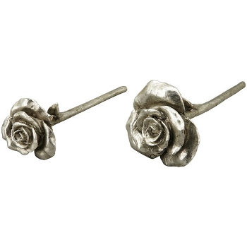 Blume ArgenT, silber, Polyresin, 33x10,5x10,5 cm