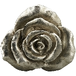 Blume ArgenT, silber, Polyresin, 33x10,5x10,5 cm