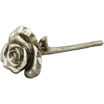 Blume ArgenT, silber, Polyresin, 41x13x13 cm