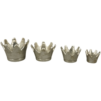 Krone ArgenT, silber, Stoneware, 9,5x9,5x7,5 cm