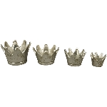 Krone ArgenT, silber, Stoneware, 9,5x9,5x7,5 cm