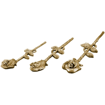 Blume Aurum, gold, Polyresin, 52,5x10,5x5 cm