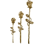 Blume Aurum, gold, Polyresin, 52,5x10,5x5 cm