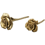 Blume Aurum, gold, Polyresin, 41x13x13 cm