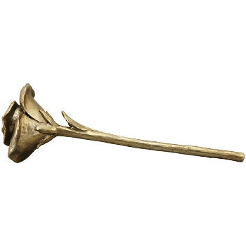 Blume Aurum, gold, Polyresin, 41x13x13 cm