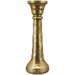KerzenHalter Aurum, gold, Polyresin, 14x14x36 cm