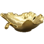 GinkgoSchale Aurum, gold, Porzellan, 10,3x9,3x3,4 cm