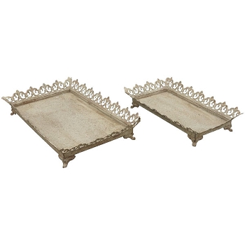 Tablett ArtFerro, Metall, 33,5x20x6,5 cm