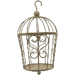 PflanzKäfig Set/2 ArtFerro, Metall, 19x19x34 cm, 25x25x46 cm