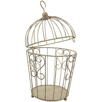 PflanzKäfig Set/2 ArtFerro, Metall, 19x19x34 cm, 25x25x46 cm
