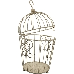 PflanzKäfig Set/2 ArtFerro, Metall, 19x19x34 cm, 25x25x46 cm