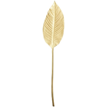 Blatt ArtificialNature, gold, 99 cm