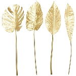 Blatt ArtificialNature, gold, 96 cm