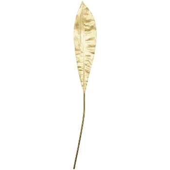 Blatt ArtificialNature, gold, 96 cm
