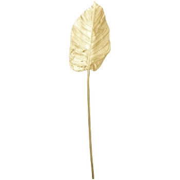 Blatt ArtificialNature, gold, 100 cm