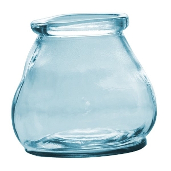 Vase Verre, blau, Glas, 12x12x12 cm