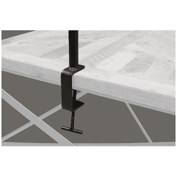 TischGestell Sobre, schwarz, Metall, 120x2x108 cm