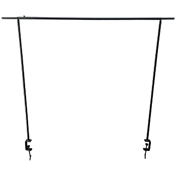 TischGestell Sobre, schwarz, Metall, 120x2x108 cm