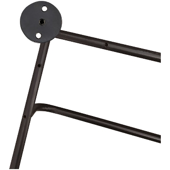 Halter Sobre, schwarz, Metall, 92x53x18 cm