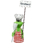 ZaunHocker GrillEcke Kanu, Metall, 18x11x35 cm