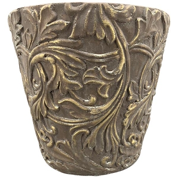 Topf Valo, Zement, 27,5x27,5x26 cm