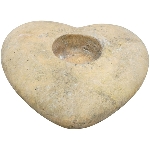Herz TeelichtHalter Valo, Zement, 10x10x4 cm
