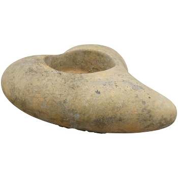 HerzTeeLichtHalter Valo, Zement, 11x9x4 cm