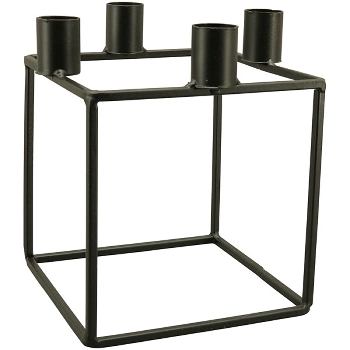KerzenHalter Sobre, Metall, 14x14x14 cm