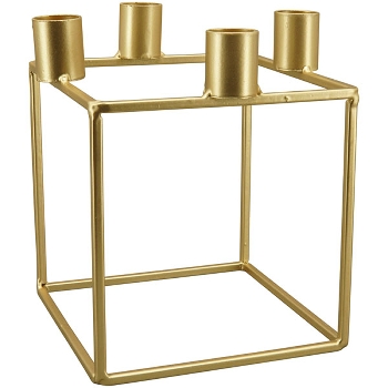 KerzenHalter Aurum, Metall, 14x14x14 cm