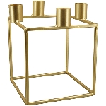 KerzenHalter Aurum, Metall, 14x14x14 cm