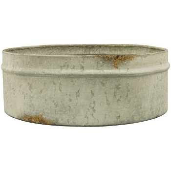 Schale Junker, zink, Metall, 21,5x21,5x8 cm