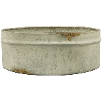Schale Junker, zink, Metall, 21,5x21,5x8 cm