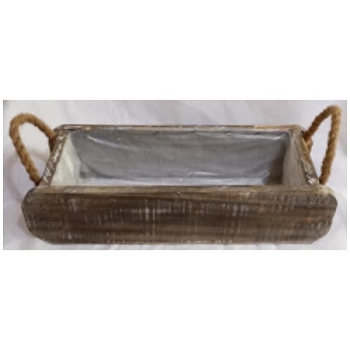 Kasten Bloom, Holz, 40x15,5x9,5 cm
