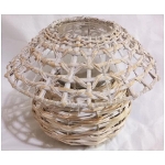 Korb Willow, Rattan, 24x24x19 cm