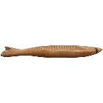 FischTeller Artisanal, Holz, 59,5x13x5 cm