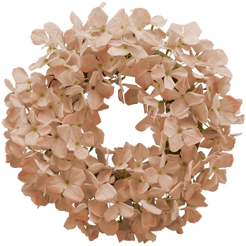 HortensieKranz ArtificialNature, apricot, 30x30 cm