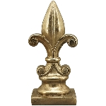 Lilie Aurum, gold, Polyresin, 13,5x8x26 cm