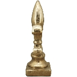 Lilie Aurum, gold, Polyresin, 15,5x11x32 cm