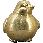 Vogel Aurum, gold, Polyresin, 14x8,5x8 cm