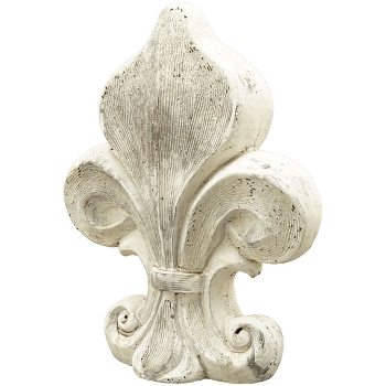 WandHänger Lilie Valo, creme, Zement, 13,5x4x17,5 cm
