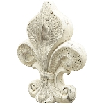 WandHänger Lilie Valo, creme, Zement, 13,5x4x17,5 cm
