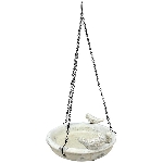 VogelTränke Valo, creme, Zement, 22,5x8,5x26 cm