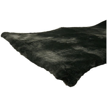 Teppich Cussin, schwarz, Polyester, 65x102x2 cm