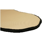 Teppich Cussin, schwarz, Polyester, 65x102x2 cm