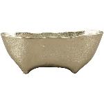 Schale GROS, silber, Alu, 22x8x9 cm